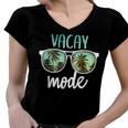 Vacay Mode Cute Vacation Summer Cruise Getaway Women V-Neck T-Shirt