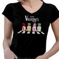 Valentinegnomecrosswalk Women V-Neck T-Shirt