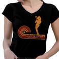 Vintage Trumpet Cool Retro Trumpet Player 162 Shirt Women V-Neck T-Shirt