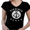 Virginia Beach Commonwealth Of Virginia Women V-Neck T-Shirt
