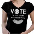 Vote And Tell Them Ruth Sent You 31 Shirt Women V-Neck T-Shirt