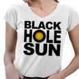 Black Hole Sun Women V-Neck T-Shirt