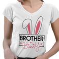 Brother Easter Bunny Women V-Neck T-Shirt