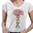 Dna Tree Life Funny Women V-Neck T-Shirt