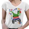 Easter Dinosaur Happy Eastrawr Easter Saurus Rex Women V-Neck T-Shirt