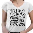 Fresh Hot Cocoa Women V-Neck T-Shirt