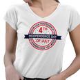 Happy 4Th Of July Usa Freedom Women V-Neck T-Shirt