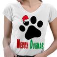 Merry Dogmas Women V-Neck T-Shirt