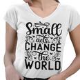 Small Acts Change The World 123 Trending Shirt Women V-Neck T-Shirt