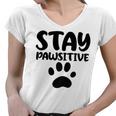 Stay Pawsitive 96 Trending Shirt Women V-Neck T-Shirt