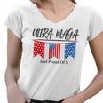 Ultra Maga And Proud Of It V15 Women V-Neck T-Shirt