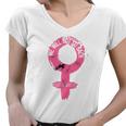 Vintage We Will Not Go Back Pro Choice Protect Roe V Wade Women V-Neck T-Shirt