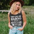 Baboo Grandpa Gift They Call Me Baboo Because Partner In Crime Makes Me Sound Like A Bad Influence Unisex Tank Top