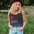 Bi Wife Energy Lgbtq Support Lgbt Lover Wife Lover Respect Unisex Tank Top