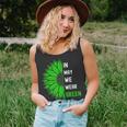 Cool In May We Wear Green Sunflower Mental Health Awareness Unisex Tank Top