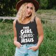 Cool Jesus Art For Girls Women Kids Jesus Christian Lover Unisex Tank Top