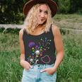 Dandelion Mardi Gras Mask Beads Carnival Masquerade Party Unisex Tank Top