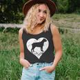 Distressed Cane Corso Heart Dog Owner Graphic Unisex Tank Top