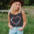 Dog Mom Dad Puppy Love Dogs Paw Heart Tie Dye 4Th Of July Unisex Tank Top