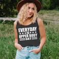 Every Day Is Upper Body Day Unisex Tank Top