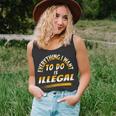 Everything I Want To Do Is Illegal V3 Unisex Tank Top