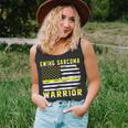 Ewings Sarcoma Warrior Usa Flag United States Flag Yellow Ribbon Ewings Sarcoma Ewings Sarcoma Awareness Unisex Tank Top