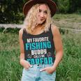 Farfar Grandpa Fishing Gift My Favorite Fishing Buddy Calls Me Farfar Unisex Tank Top