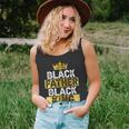Mens Fathers Day Black Father Black King African American Dad Tank Top