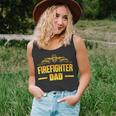 Firefighter Dad Fathers Day Gift Idea For Fireman Dad Unisex Tank Top