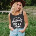 Foxy Grandma Gift This Is What An Awesome Foxy Looks Like Unisex Tank Top
