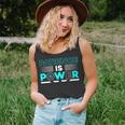 Funny Patience Is Power Unisex Tank Top