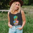 Funny Patriotic Pineapple 4Th Of July America Usa Flag Unisex Tank Top
