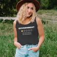 Government Very Bad Would Not Recommend Unisex Tank Top