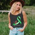 Hippie Dragonfly Green Ribbon Kidney Disease Awareness Unisex Tank Top