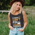 If Daddy Cant Fix It Were All Screwed - Vatertag Unisex Tank Top