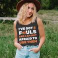 Ive Got 5 Fouls And I Am Not Afraid Basketball Player Cute Unisex Tank Top