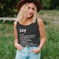 Jay Definition Personalized Name Funny Birthday Gift Idea Unisex Tank Top