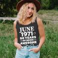 Made In June 1971 50 Years Of Being Awesome Unisex Tank Top