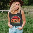 March 1971 50 Years Old Retro Vintage 50Th Birthday Unisex Tank Top