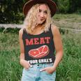 Meat Your Grill’S Best Friend Butcher Chef Cook Bbq Unisex Tank Top