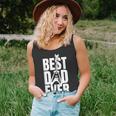 Mens Funny Dads Birthday Fathers Day Best Dad Ever Unisex Tank Top