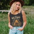 Milford Name Shirt Milford Family Name Unisex Tank Top