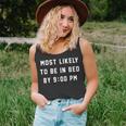 Most Likely To Be In Bed By 900 Pm 4Th Of July Unisex Tank Top