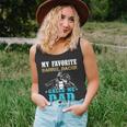 My Favorite Barrel Racer Calls Me Dad Funny Fathers Day Unisex Tank Top