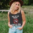 Only You Can Prevent Socialism Funny Trump Supporters Gift Unisex Tank Top