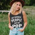 Pop Grandpa Gift My Favorite People Call Me Pop Unisex Tank Top