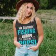 Popsi Grandpa Fishing Gift My Favorite Fishing Buddy Calls Me Popsi Unisex Tank Top