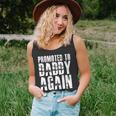 Promoted To Daddy Again Fathers Day Gift 2022 Ver2 Unisex Tank Top