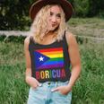 Puerto Rico Boricua Gay Pride Lgbt Rainbow Wepa Unisex Tank Top