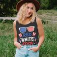 Red White And Cool Sunglasses 4Th Of July Toddler Boys Girls Unisex Tank Top
